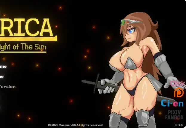 图片[1]-PC电脑版【日系ACT/像素/动态】艾丽卡：太阳骑士0.2.0 步-大壮社区
